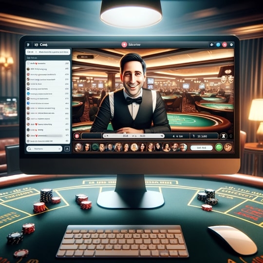 Chatting with a Casino Dealer Online