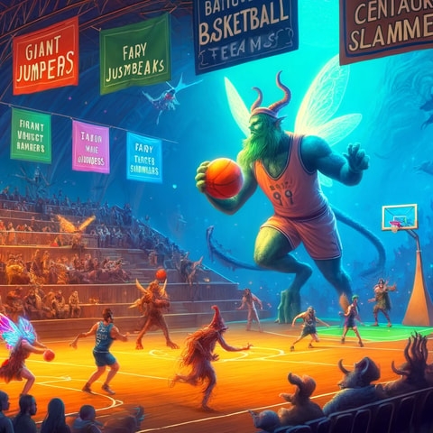 Image for Good Fantasy Basketball Team Names in 2024 - Daily Fantasy Sports Blog