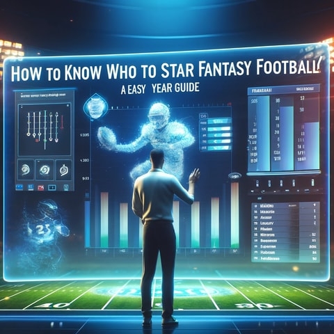 Image for How to Know Who to Start in Fantasy Football? An Easy 2024 Guide - Daily Fantasy Sports Blog
