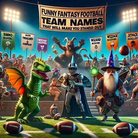 Image for Funny Fantasy Football Team Names That Will Make You Stand Out - Daily Fantasy Sports Blog