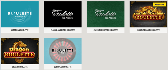 Ignition Casino Roulette Games