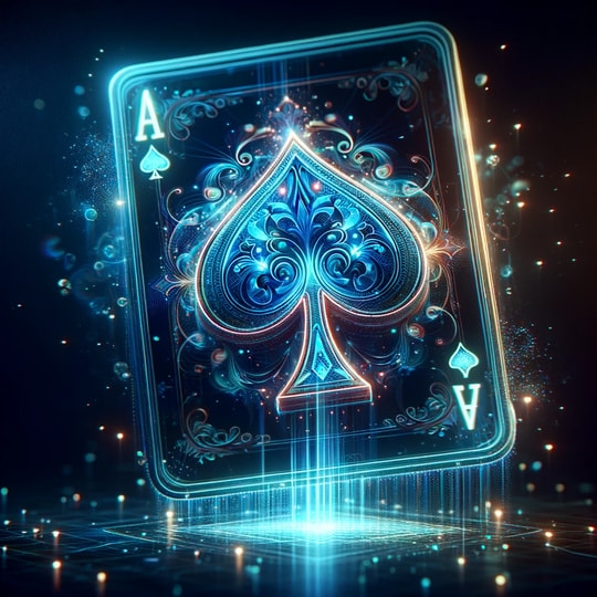 A Hologram of a Playing Card