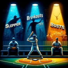 Thumbnail of 2024 Fantasy Baseball Sleepers, Breakouts, and Busts Revealed - Daily Fantasy Sports News