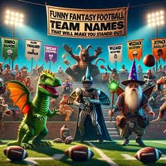 Thumbnail of Funny Fantasy Football Team Names That Will Make You Stand Out - Daily Fantasy Sports Blog