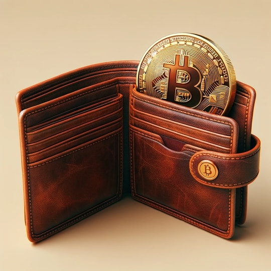 Wallet with Bitcoin