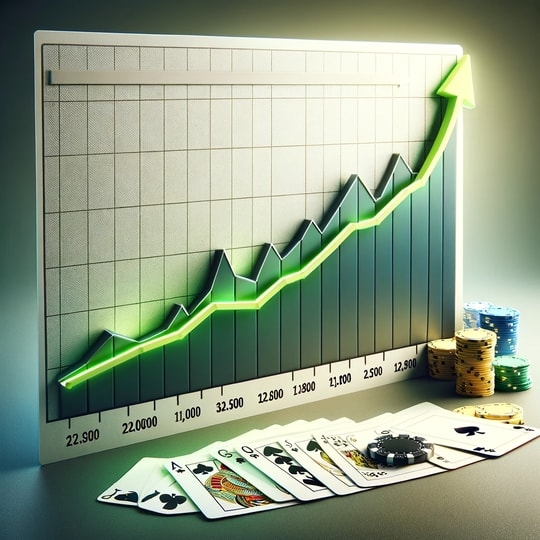 Poker upswing in earnings due to Poker bankroll management tool 