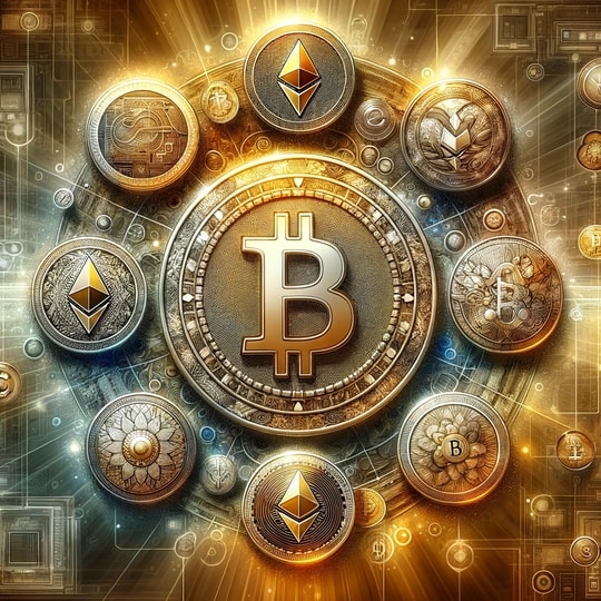 Bitcoin, Ethereum and various altcoins