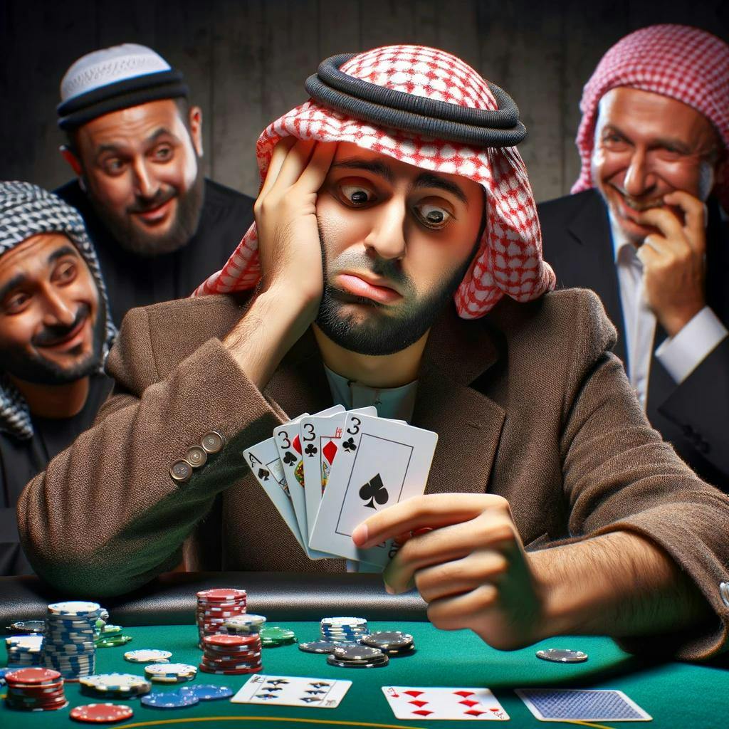 bad poker player without poker tools 