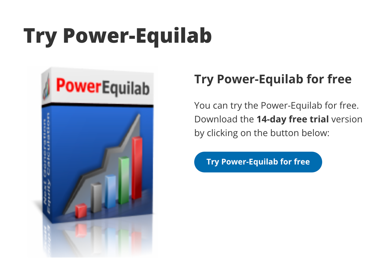 Power Equilab free trial 