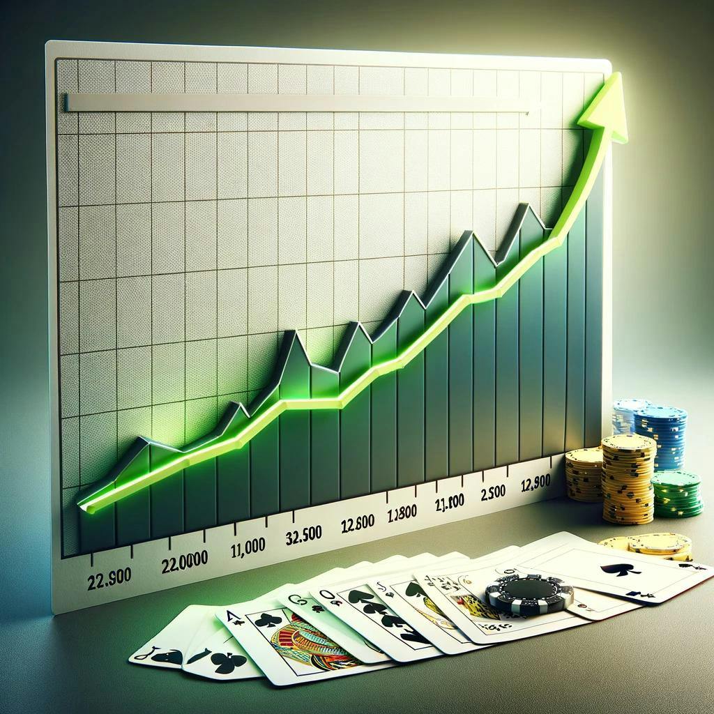 Poker upswing in earnings due to Poker bankroll management tool 