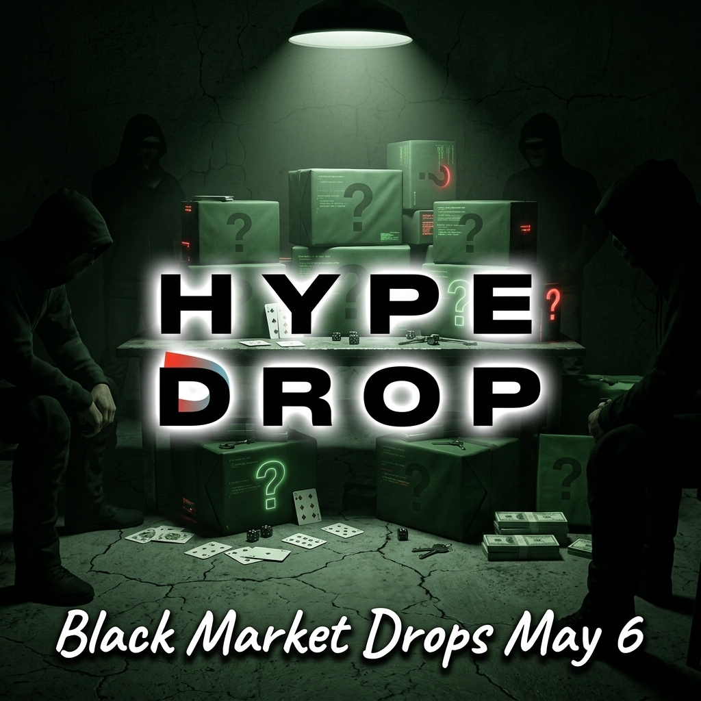 HypeDrop launches black market: 4 dealers, stop-or-continue gamble drops may 6
