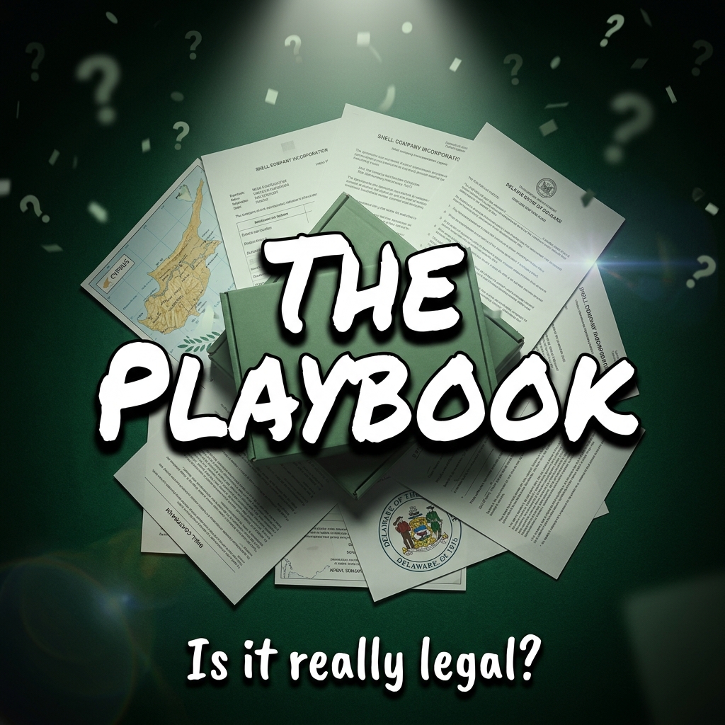 The Cyprus shell, the Delaware LLC, and the "not gambling" playbook